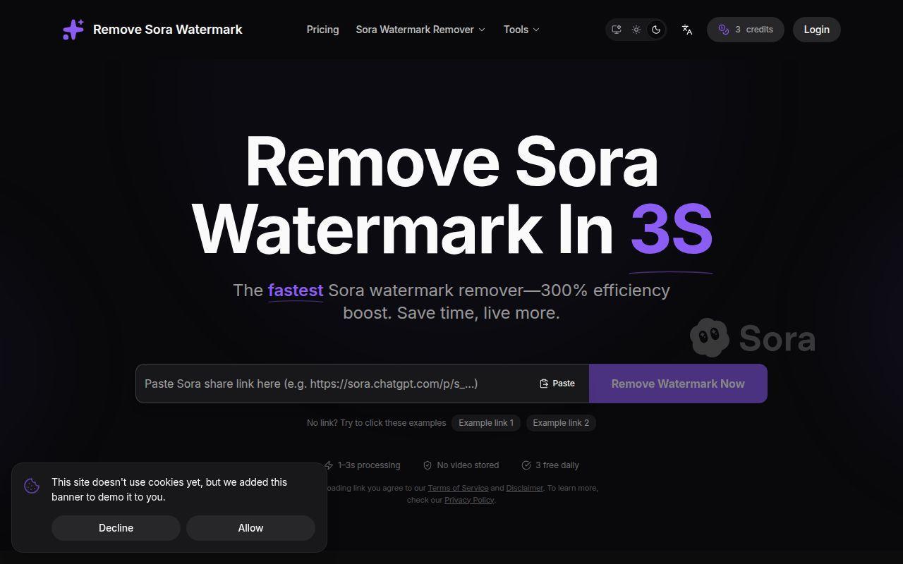 Remove Sora Watermark screenshot